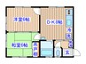みなもとマンション 2DKの間取り