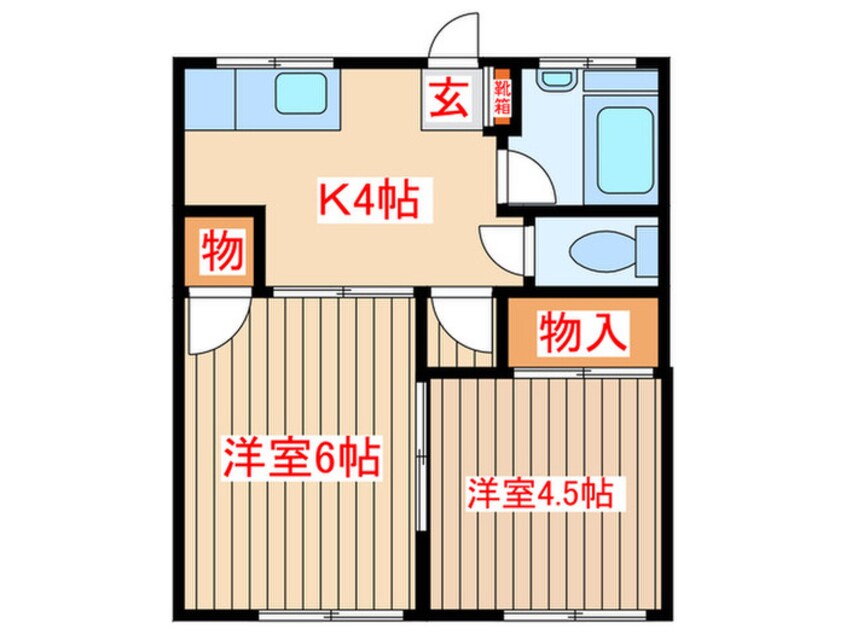 間取図 コ－ポ新苑