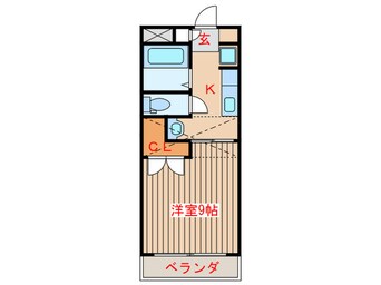 間取図 ア－バンテラス通町