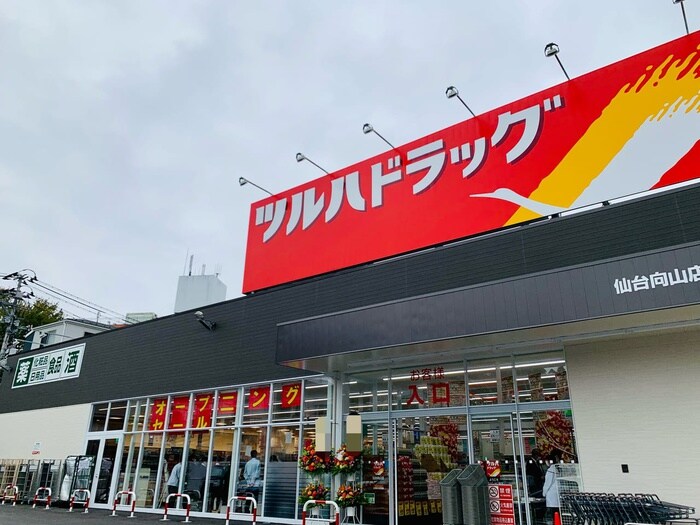 ツルハドラッグ向山店(ドラッグストア)まで500m Danars court向山