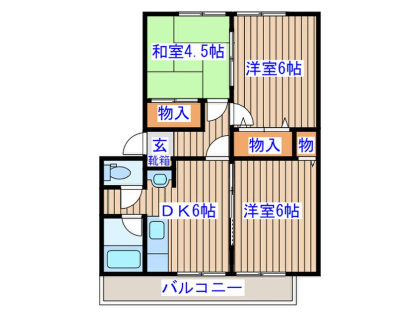 間取図 第七ショ－ケ－ビル