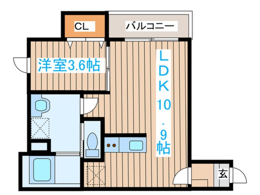 間取図 Outrigger小松島