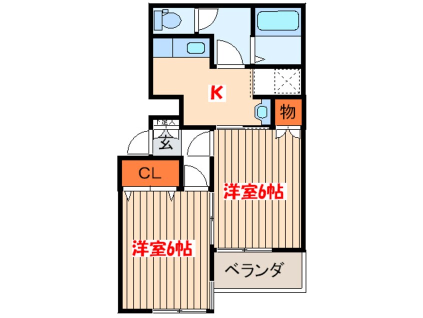 間取図 第十二ショ－ケ－ビル