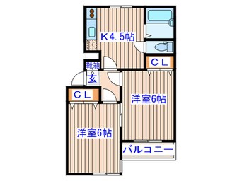 間取図 第十二ショ－ケ－ビル