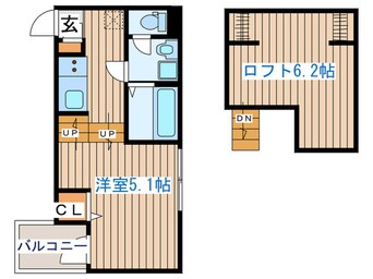 間取図 Ｐｌｕｍｅｒｉａ　Ｓｅｎｄａｉ