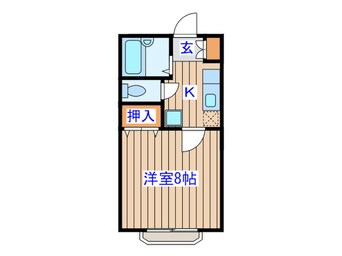 間取図 クレセ－ル蒲町壱番館