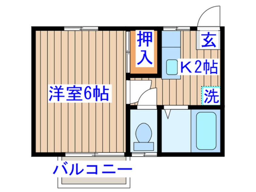 間取図 パ－クサイドハイツ山崎