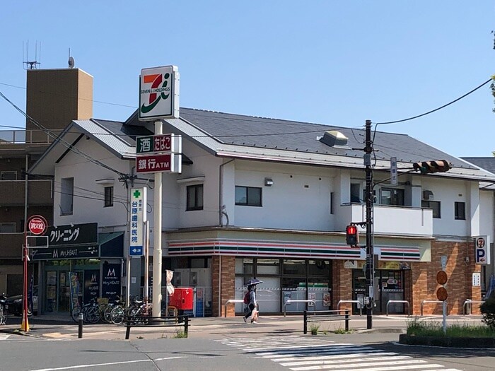 セブンイレブン台原駅前店(コンビニ)まで160m パ－クサイドハイツ山崎