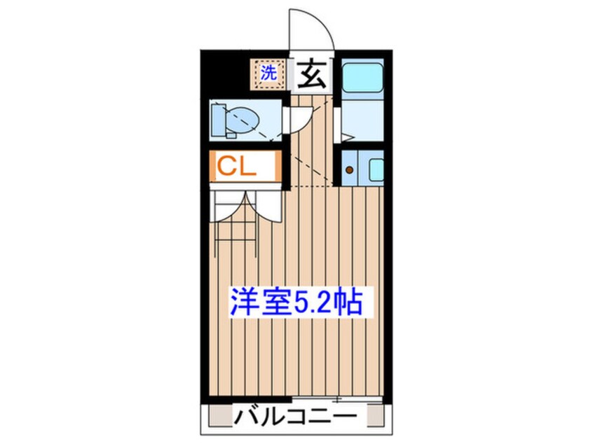 間取図 ユミハウス中倉