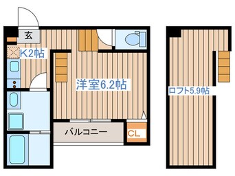 間取図 仮）木ノ下１丁目A