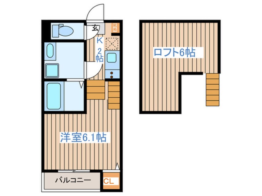 間取図 仮）木ノ下１丁目A