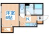 Chimujura　House　木ノ下 1Kの間取り