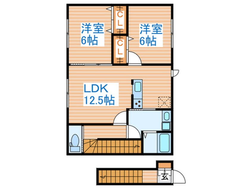 間取図 Chimujura　House　木ノ下