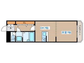 間取図 朝日プラザ五橋東(304)