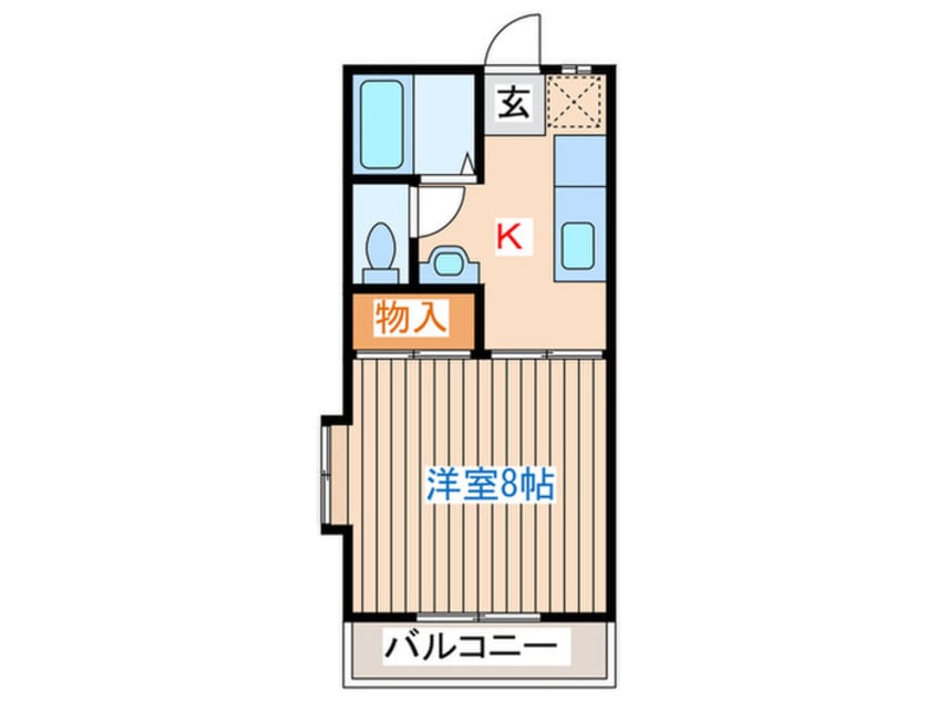 間取図 パレス植木
