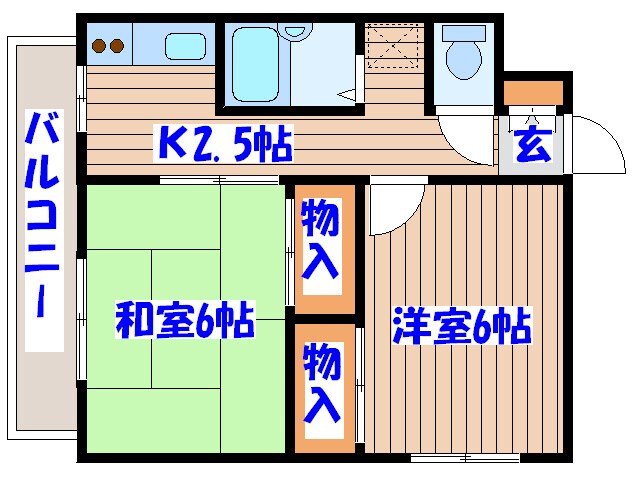 間取り図 サンハイツ通町