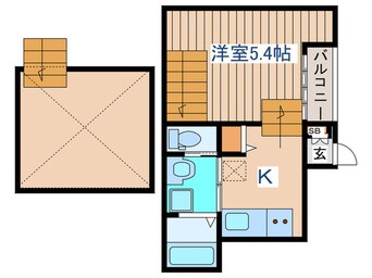 間取図 仮) 荒町新築アパートA