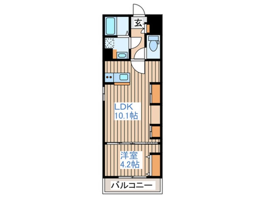 間取図 仮）ウィルスター名取