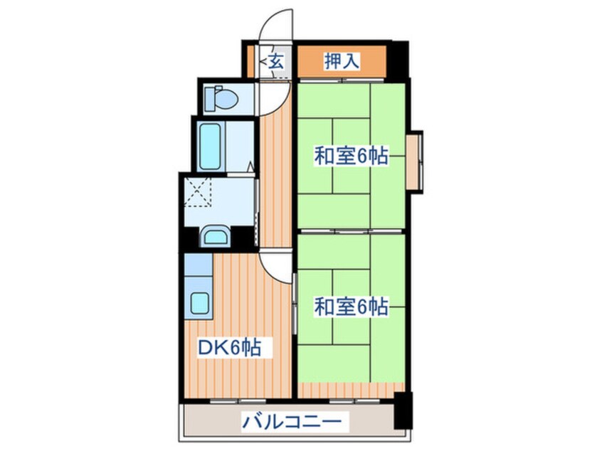 間取図 ベルソ－レ木ノ下