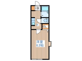 間取図 フォンティーヌ