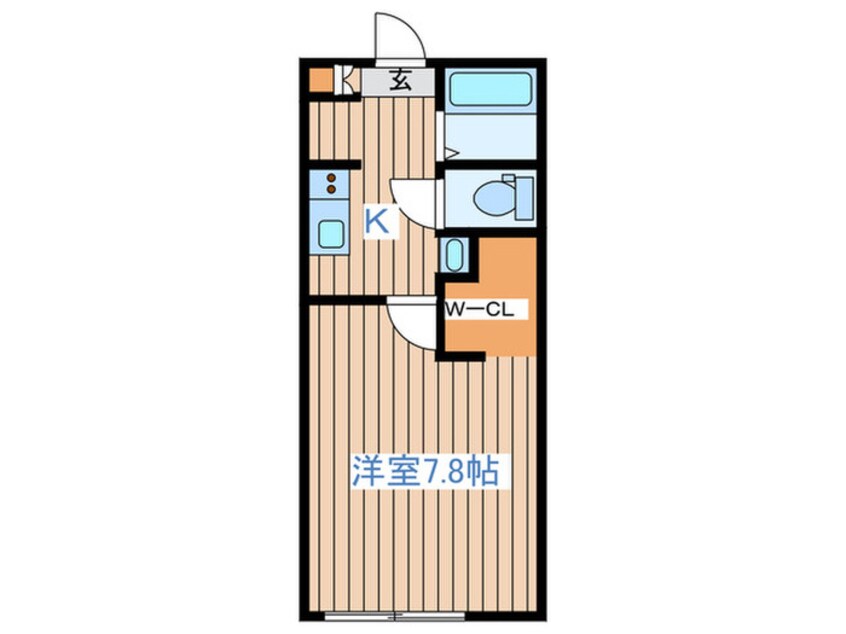 間取図 フォンティーヌ
