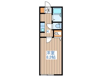 間取図 フォンティーヌ