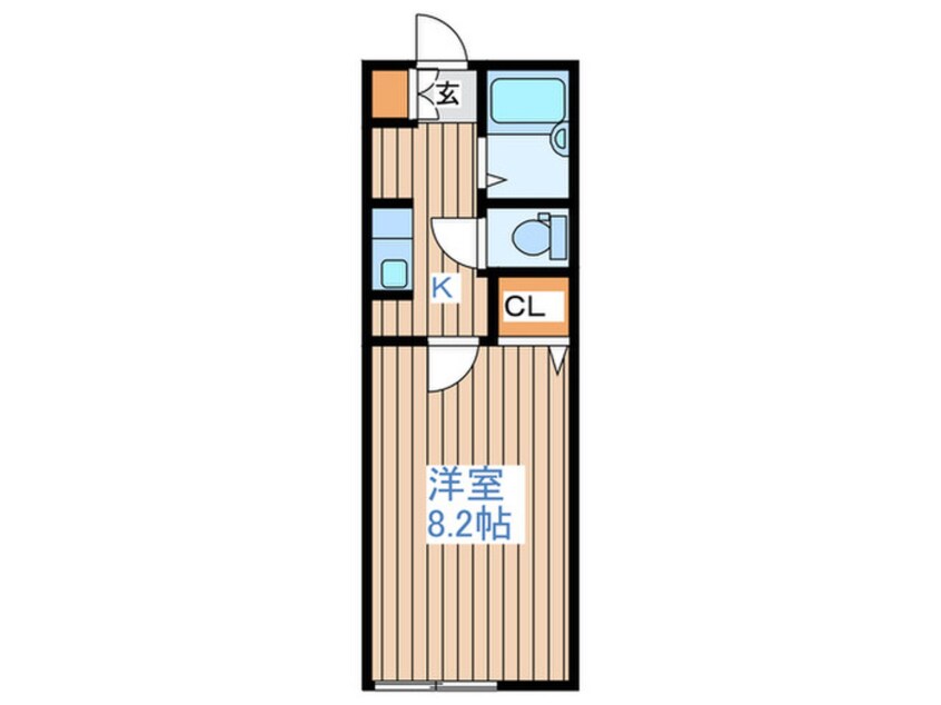 間取図 フォンティーヌ