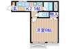 フェイバリットマンション壱番館 1Kの間取り