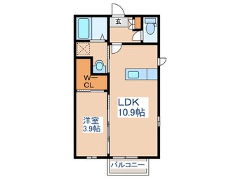 間取図 シャーメゾン西多賀