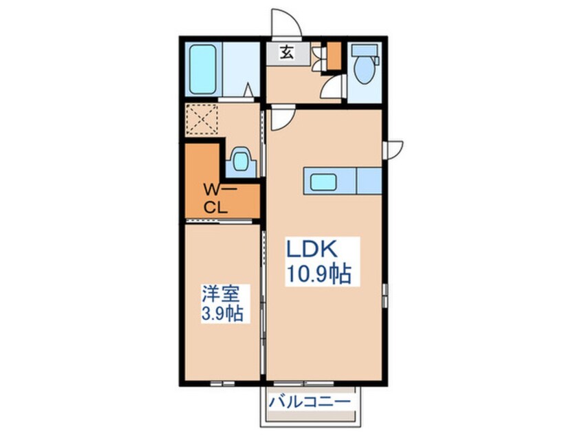 間取図 シャーメゾン西多賀