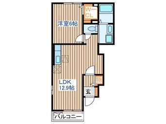 間取図 ペネトラ－レ・北中山Ⅲ