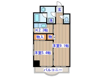 間取図 ベルメゾン