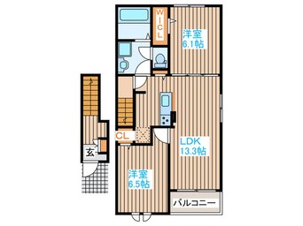 間取図 サンガーデンS