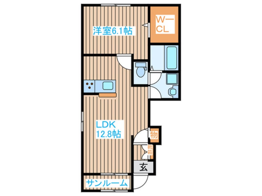 間取図 サニーテラス