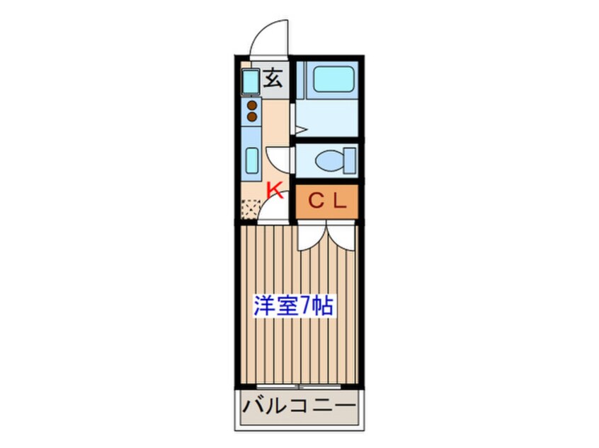 間取図 マ－ブルハウスＡ棟