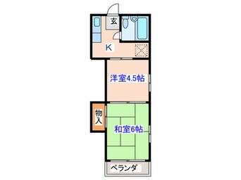 間取図 コーポ菊地