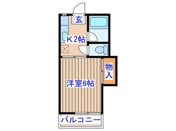 間取図 植木ハイツＫ