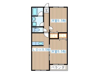 間取図 中田ガ－デンハイツ