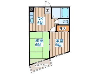 間取図 ロイヤルヒルズオガタ