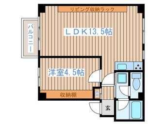 間取図 マンションらいらっく