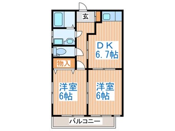 間取図 グランディアB