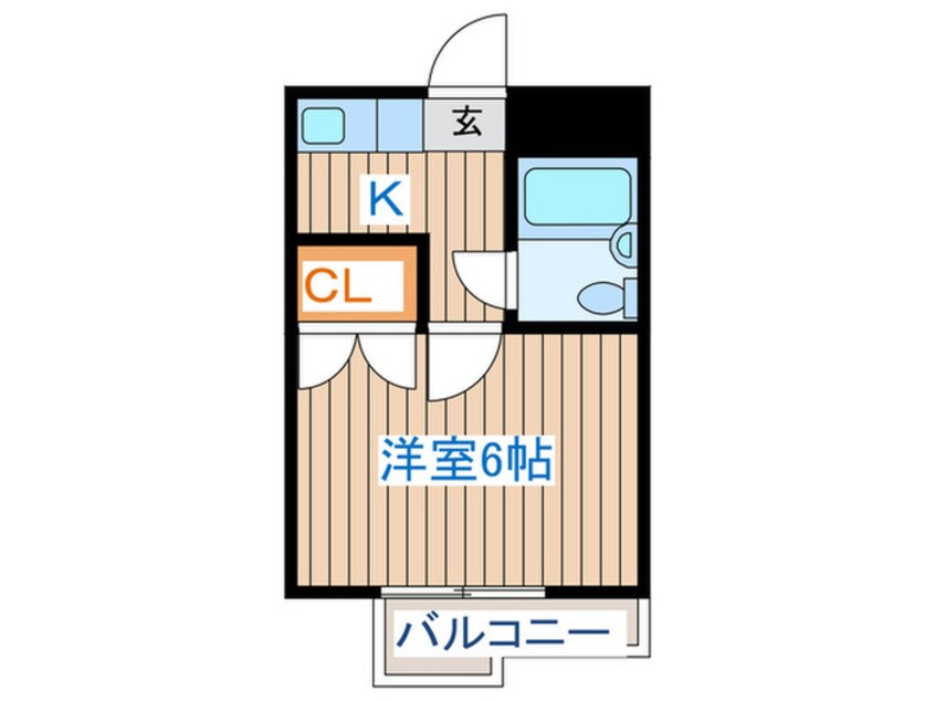 間取図 原の町マンション