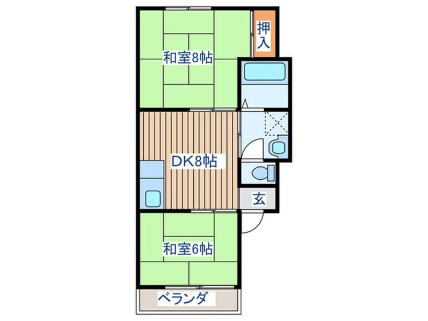 間取図 フォ－ブル１２