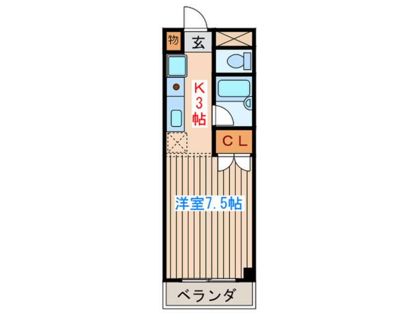 間取図 ヴィラ森林公園