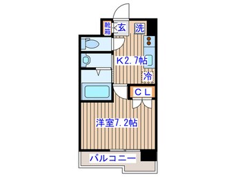 間取図 レジディア仙台原ノ町