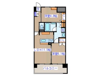 間取図 グリーンコートレジデンス青葉