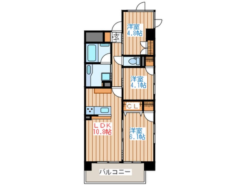 間取図 グリーンコートレジデンス青葉