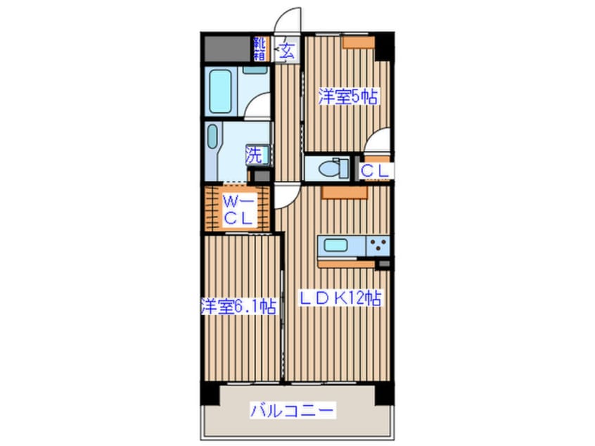 間取図 グリーンコートレジデンス青葉