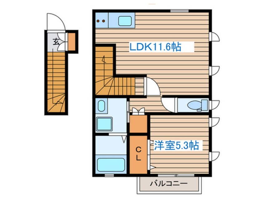 間取図 ルミエールⅡ