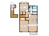 D-roomM　A 2LDKの間取り